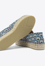 Etro Paisley Patterned Espadrilles Blue