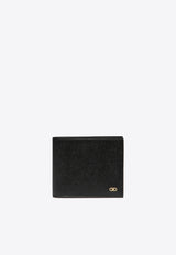 Ferragamo Gancini Leather Wallet Black 0775650_2f033c07-95f5-445c-ad02-240e3e8399a4