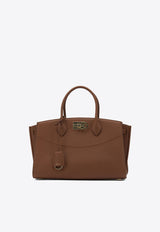 Ferragamo Medium Studio Soft Top Handle Bag Brown 0785997_41f77f84-77fb-42b6-9ea9-831292aa4be5