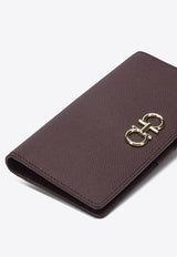 Ferragamo Gancini Leather Continental Wallet Plum 0789851_b9c5ceda-2bc0-4609-8c42-68a751a5b41f