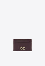 Ferragamo Gancini-Buckle Leather Cardholder Plum 0789861_126705b7-e567-4fa9-866f-480df0da3a81