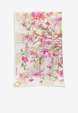Ferragamo Gaia Floral Silk Scarf Multicolor 0789918_3fee03da-08db-409a-84ba-f3c329776215