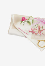 Ferragamo Gaia Floral Silk Scarf Multicolor 0789918_3fee03da-08db-409a-84ba-f3c329776215