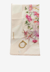 Ferragamo Gaia Printed Silk Scarf Pink 0789933_dda282bc-c5ac-45e6-9438-2b278b70ce45
