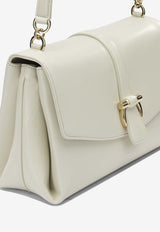 Ferragamo Small Calf Leather Hobo Bag White 0791195_727dba50-5cff-430f-979a-a65296c6605f