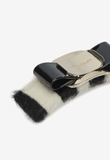 Ferragamo Vara Bow Pony Hair Clip Monochrome 0791474_0d42295d-989e-48ed-93e7-5e624f1058d0