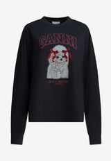 GANNI Poodle Wool Sweater Black A1050036252_f533eb52-3dd8-4147-bdd1-7584d14e5a25