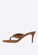 Zaira 70 Braided Suede Sandals