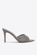 Gianvito Rossi Rania 85 Mules Gray