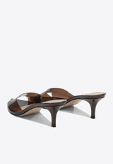 Gianvito Rossi Elle 55 Mules Brown