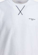 Givenchy Logo Print Crewneck Sweatshirt White BMJ0P63YS1100_a9bdbc3b-a4bc-4270-b2b5-31088dbe5d68