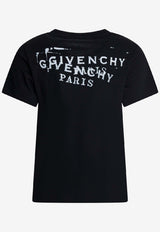 Givenchy Stamped Logo Print T-shirt Black BW70FJP7A7001_ce7f3d95-4fb8-4406-901b-b08284830f9e