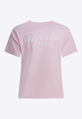 Givenchy Logo-Printed Crewneck T-shirt Pink