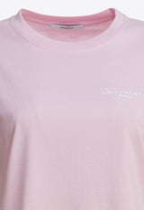 Givenchy Logo-Printed Crewneck T-shirt Pink