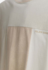 Golden Goose DB Patchwork Crewneck T-shirt Beige GMP01535P00236512389_11796f39-764c-4ffe-ab47-6ef7aa908bf3
