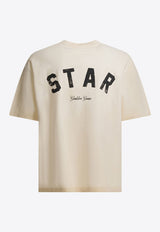 Golden Goose DB Logo-Printed Crewneck T-shirt White