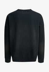 Golden Goose DB Vintage-Effect Sweatshirt Black GUP01938P00214690498_5ca06b75-1adb-40a5-8cf8-7b166210fdfa