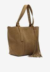 Golden Goose DB Large East-West Suede Tote Bag Brown GWA00785A00079455303_b14323fa-fa2d-459c-9c22-ff25c3bbf495