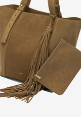 Golden Goose DB Large East-West Suede Tote Bag Brown GWA00785A00079455303_b14323fa-fa2d-459c-9c22-ff25c3bbf495