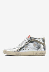 Golden Goose DB Mid Star Laminated Leather Sneakers Silver GWF00122F00279470216_5cd9be65-8391-4271-999b-4bc8871d716c