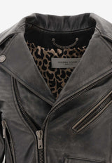 Golden Goose DB Leather Cropped Biker Jacket Black GWP00848P00064790100_b1fe50c7-6465-45e3-aee2-429a1f83ad11