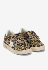 Golden Goose DB Kids Boys Ball Star Leopard Print Low-Top Sneakers Brown GJF00501F00805383247_f75bece4-0e2f-4897-9cd4-2aa4047b9357