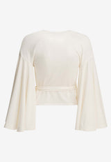 Jacquemus Wrap-Around Long-Sleeved Blouse White TOW00905AJ00254WHITE_a22e2243-9cb1-4a97-9911-1dbbd28c49cf