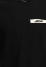 Jacquemus Printed Crewneck T-shirt Black
