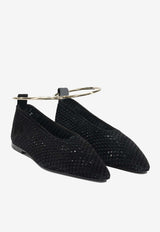 Jil Sander Suede Perforated Ballet Flats Black J15WZ0038P7587001_4adf26fa-c5cb-4fd5-a15a-b08e77e74f46