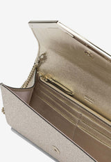 Jimmy Choo Emmie Glittered Clutch Silver EMMIEGQILIGHT SOFT GOLD/LIGHT GOLD_7537c331-a769-4d20-b2a4-c451c273c9b3