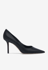 Jimmy Choo Love 85 Satin Pumps Black LOVE 85SATBLACK_0187700c-2195-4524-92d5-e5805466c0d4