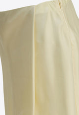Khaite Satin Midi Skirt Yellow 41724120615_d2714c60-d1d6-4b01-aa65-59d64b04cb06