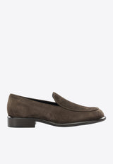 Khaite Miles Suede Loafers Brown F4060-726893_0b1b3dc8-1f97-4742-9eec-f5fbd19d7cbc