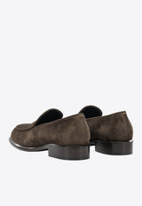 Khaite Miles Suede Loafers Brown F4060-726893_0b1b3dc8-1f97-4742-9eec-f5fbd19d7cbc