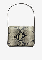 Khaite Small Lori Python Print Leather Shoulder Bag Beige H1043-803121_201be040-ba57-4237-a118-77b30041b29c