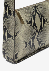 Khaite Small Lori Python Print Leather Shoulder Bag Beige H1043-803121_201be040-ba57-4237-a118-77b30041b29c