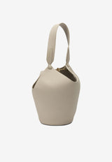Khaite Lotus Mini Shoulder Bag Beige