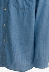 Levi's Denim Buttoned Shirt Blue