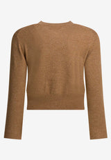 Marant Étoile Newton Buttoned Cardigan Brown