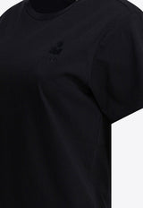 Isabel Marant Etoile Aby Logo T-shirt Black 23PTS0070FAA1N98E01BK_82ebff66-8d73-498a-8a7d-e6c6e78df804