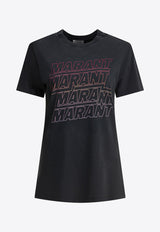 Isabel Marant Etoile Zoeline Printed T-shirt Black 24PTS0147FAB1N09E01OK_e8c8e0bf-2aec-4784-97d7-ffc3294057d8