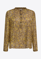 Isabel Marant Etoile Maria Floral Print Blouse Multicolor 26PHT0029FAD1J14E67KI_d624812d-4b1d-4c82-98e8-4779b908a379