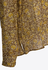 Isabel Marant Etoile Maria Floral Print Blouse Multicolor 26PHT0029FAD1J14E67KI_d624812d-4b1d-4c82-98e8-4779b908a379