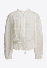 Isabel Marant Etoile Polly Embroidered Blouse White 26PHT0767FAD1J05E20WH_93d784c2-ce01-4f12-997f-9c3ec3a44698