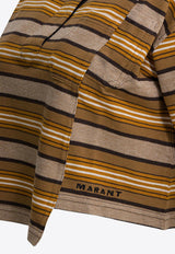 Isabel Marant Etoile Isalyne Cropped Polo T-shirt Multicolor 26PHT0836FAD1K04EBEKH_81567038-5416-40b6-aa1b-7a0887b7b8e6