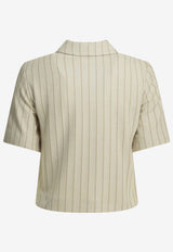 Max Mara Mangio Pinstriped Boxy Shirt Cream 2611911012600MXMANGIO001_6c80a599-c946-462c-8543-ef1691d5fbef