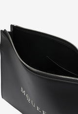 Logo-Print Clutch Bag