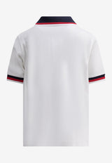 Moncler Kids Boys Logo Patch Polo T-shirt White 8A00003-K8496W034_ae77d79a-545a-48fc-9173-e1dfae10574e