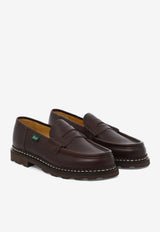 Paraboot Reims Stitched Penny Loafers Brown 099413REIMS/MARCHEMARRON-LIS CAFE_b1cdc922-78d0-4ff6-a8eb-65ce0cf56c38