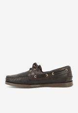 Paraboot Barth Marine Leather Laced Loafers Brown 780555BARTH/MARINEMARRON-CERF MARRON_15cb9c12-5ae3-4e93-851a-af28e369a8d4